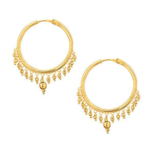 Artificial  Jewellery Only,Shining Jewel - By Shivansh  Brass Hoop Earrings for Women