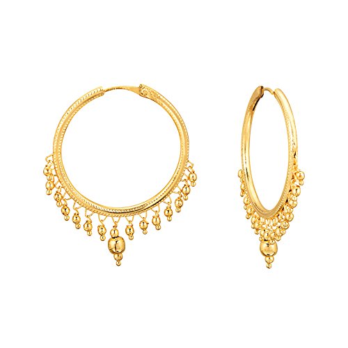 Artificial  Jewellery Only,Shining Jewel - By Shivansh  Brass Hoop Earrings for Women