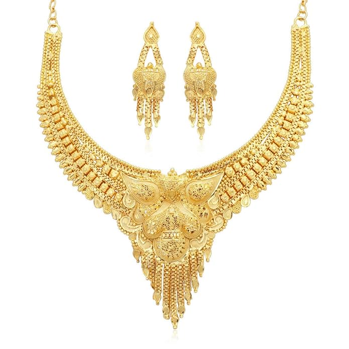 Artificial  Jewellery Only,Sukkhi Designer Alloy  Necklace Set for Women