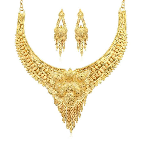 Artificial  Jewellery Only,Sukkhi Designer Alloy  Necklace Set for Women