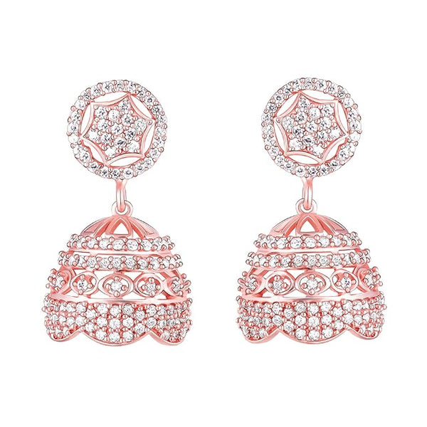 Artificial  Jewellery Only,GIVA 925 Silver Rose  Gorgeous Jhumki | Gifts for Girlfriend