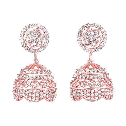 Artificial  Jewellery Only,GIVA 925 Silver Rose  Gorgeous Jhumki | Gifts for Girlfriend