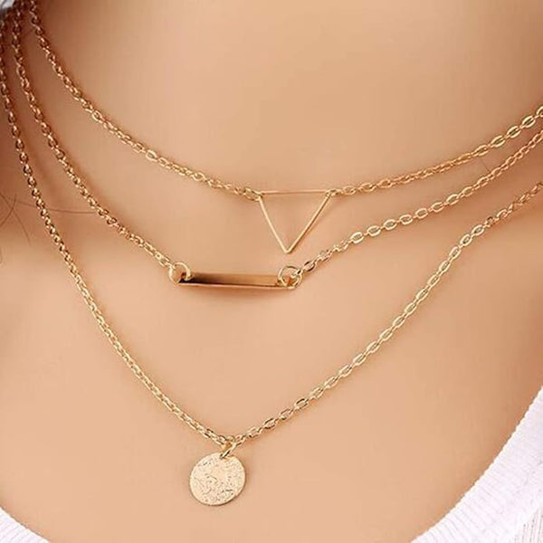 Artificial  Jewellery Only, Necklace and Earrings Combo Jewellery Set for Girls and Women (Gold)