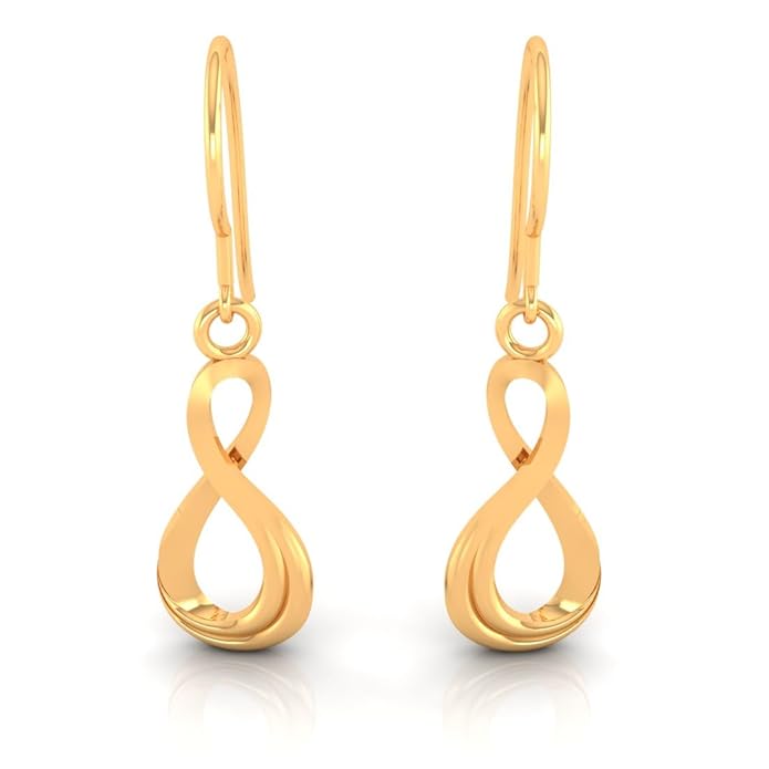 Artificial  Jewellery Only，Dainty Hanging Earrings For Women & Girls With An Infinite Shape