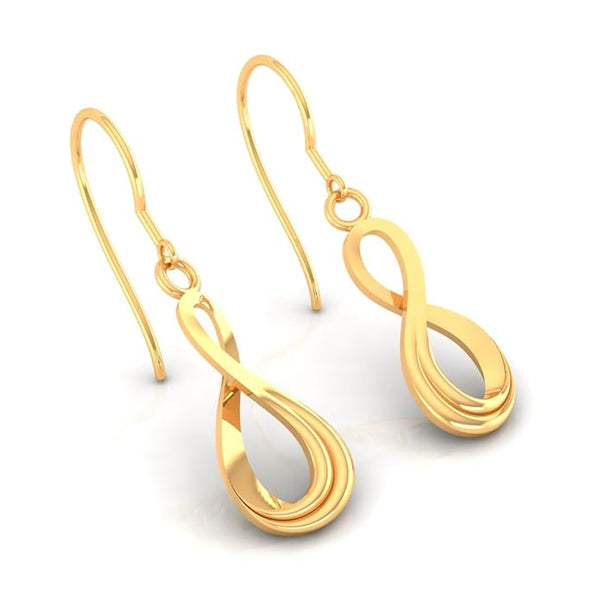 Artificial  Jewellery Only，Dainty Hanging Earrings For Women & Girls With An Infinite Shape