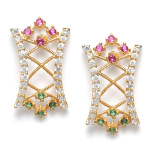 Artificial  Jewellery Only，UNNIYARCHA minimal  Plated 92.5 Silver Studs, Sterling Silver Jewellery with Certificate of Authenticity & 925 Earrings for Women Silver