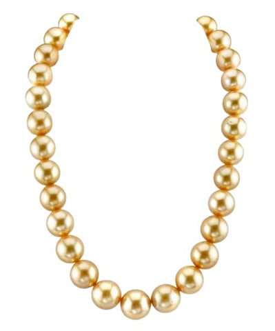 Artificial  Jewellery Only,UrusGems Golden South Sea Pearl Necklace