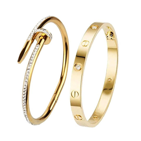 Artificial  Jewellery Only,Anti Tarnish Stylish Adjustable Bracelet for girls rose  Kada for Women Accessories Anti Tarnish Jewellery Stainless Steel Cuff Bracelet gifts Combo