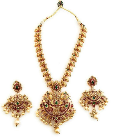 Artificial  Jewellery Only,Sasitrends Classic Matte   Necklace Set