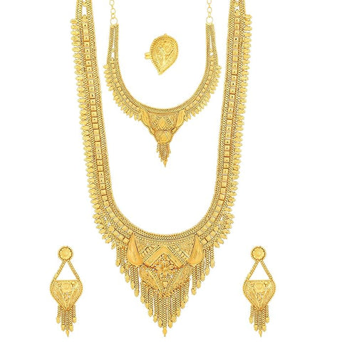 Artificial  Jewellery Only,MANIKYA TRADITIONAL  BRIDAL WEDDING JEWELLERY NECKLACE SETS FOR GIRLS AND WOMEN